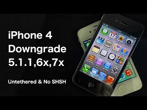 How to Downgrade your iPhone 4 to iOS 5 or 6 With NO SHSH BLOBS