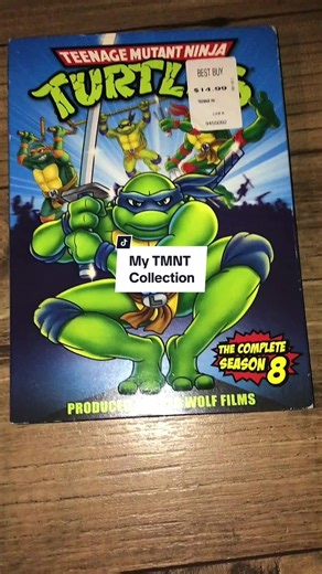 My small TMNT teenage mutant ninja turtles collection hoping to get more #dvd #dvdhaul #dvdcollection #physicalmedia #Thrift #