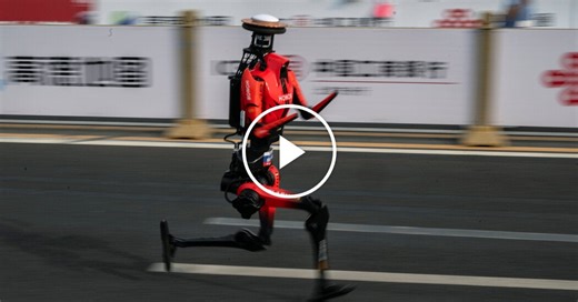Robot Finishes Half Marathon Faster Than Human World Record