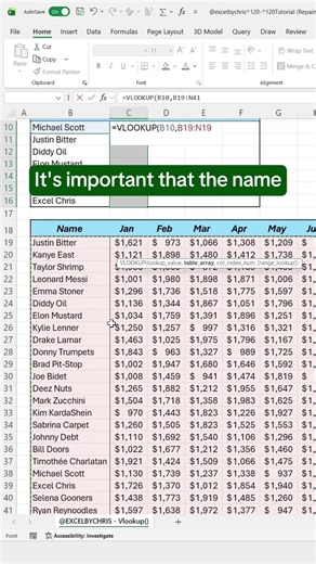 How to return multiple values with Vlookup in Excel! #excel #vlookup #spreadsheet