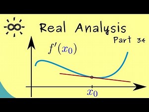 Real Analysis 34 | Differentiability