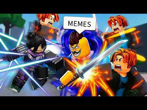 The Strongest Battlegrounds Funny Moments MEMES | Anime Battle | Brookhaven Lututu
