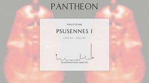 Psusennes I Biography | Pantheon