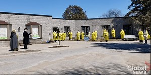Bobcaygeon Town Crier visits Pinecrest Nursing Home