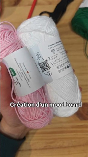 Création d'un moodboard 🌸 #crochet #crochetaddict