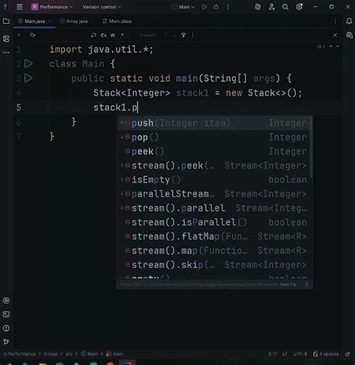 Stack in Java DSA | #dsa