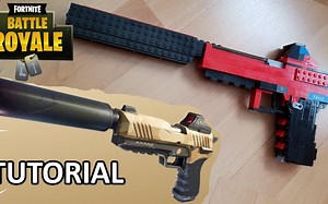 How to Build a WORKING Fortnite Pistol - Rubber Band Gun