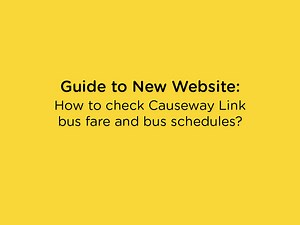 How to check Causeway Link bus fare and bus schedules? | Causeway Link