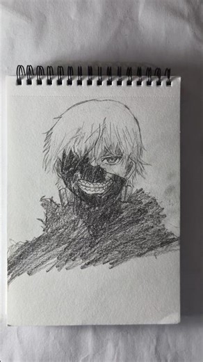 drawing ken kanake from Tokyo Ghoul