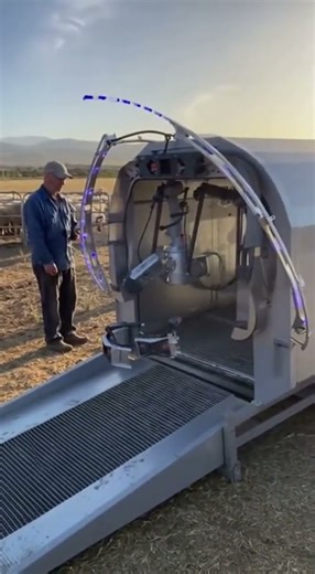 The Machine That Shears and Packs Wool Instantly 🐑⚙️