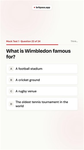 Can You Pass this Life in the UK Test Question?