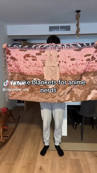 Is this AOT blanket insane? #attackontitan #rumbling #erenjeager #blanket #anime . . . . . . If you like Attack on titan (AOT), or Shingeki no Kyojin (SNK), you need this blanket which depicts the scene where Eren Jeager threatens to destroy the world with the Rumbling. The perfect gift for anime fans