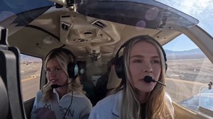 Unexpected landing shocks crowd