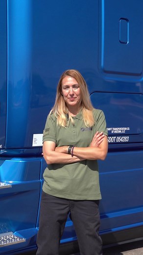 Meet Maria 👋 She is on a dedicated account here at Swift, giving her a good work-life balance at home and while being in the reserves! Call (888) 424-0950 to find a dedicated account near you. #CDL #MILITARY #truckerlife #swifttransportation