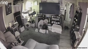 California earthquake: Home surveillance video shows shaking during quake