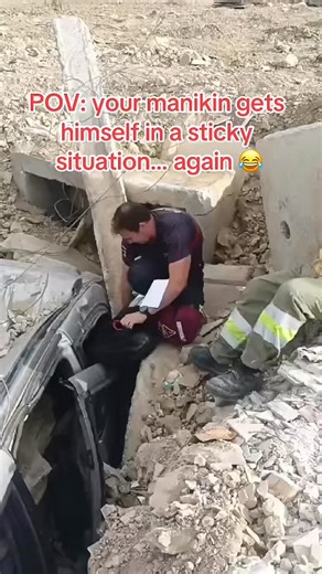 When we say our manikins are tough… we mean it! Heres one looking right at home surrounded by rubble and buried cars. Thanks to @maxpreven and Benalmadena Firefighters for sharing this clip from a recent challenging training scenario. | Ruth Lee Ltd