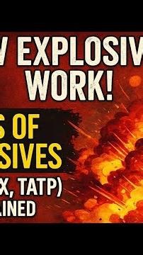 How the Red Fort Car Blast Became So Intense | Explosives(RDX HMX TATP)Explained🤔🤯🤔