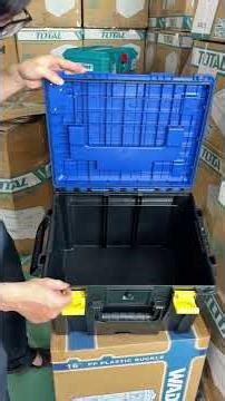 Kingblue Stackable Tool Boxes, Multiple Sizes, High-Quality Waterproof ABS Plastic - Thinksafe