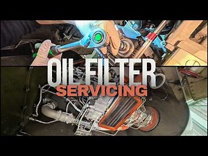 How to replace oil filter on APU of Airbus A320