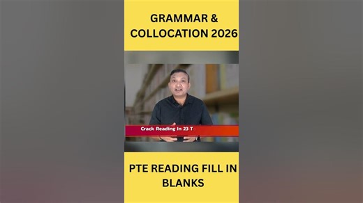 PTE Reading Fill in Blanks Grammar & Collocation 2026| Edutrainex PTE