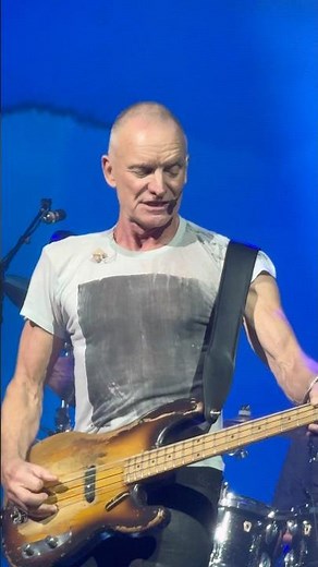 STING SINGS KING OF PAIN LIVE IN NJ..EPIC! #sfrose #sting #king #of #pain #live #music #fyp