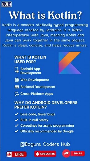 How to Start Kotlin? | Why Android Devs Love Kotlin! 🚀 | Learn Kotlin | Coding | Kotlin Programming