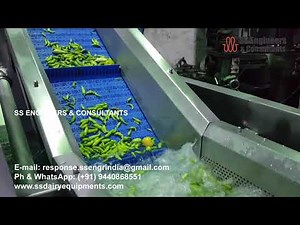 Vegetables Washing Line