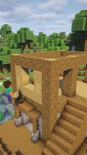 Minecraft: How to Build a 2 Player Survival House | Tutorial🏠 #minecraft