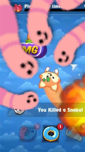 WormZone.io New Biggest Worm Kill 🤯 || New Episode 36 #wormszoneio #granny #roblox #minecraft #snake