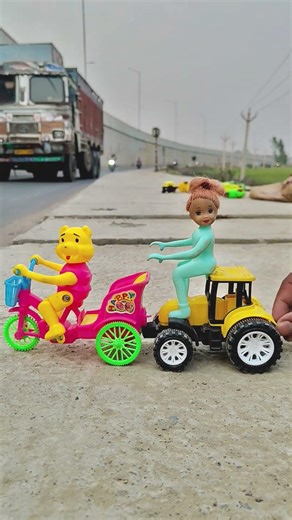 Remote Control Scooty Girl And Monkey Scooter Unboxing And Testing Short ||