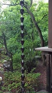 2.5K views · 57 reactions | A rare delight to watch the rain chain in action at the Guest House. The rain is working its magic! Video submitted by Sandy, an AJG Docent | Anderson Japanese Gardens | Facebook
