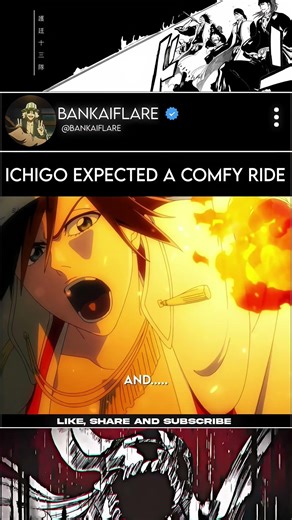 Ichigo was expecting a comfy ride 😂 | Bleach edit | Bleach funny moments
