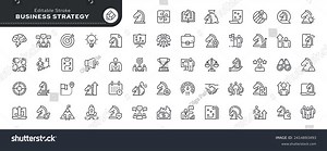 Set Line Icons Linear Style Series Stock Vector (Royalty Free) 2414893493 | Shutterstock