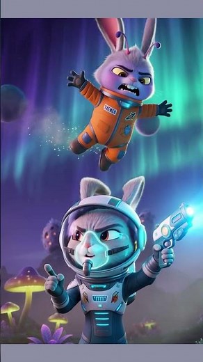 Bunny 🐰 & Tickle Trapped on an Alien Planet | Sci-Fi Survival Story 🚀 | Space Adventure #tickletiks