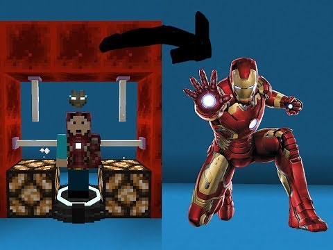 HOW TO BECOME IRON MAN IN MINECRAFT \\ MINECRAFT MOD