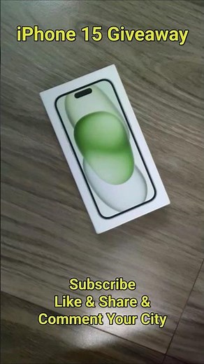 iPhone 15 Giveaway 🎁 #shorts