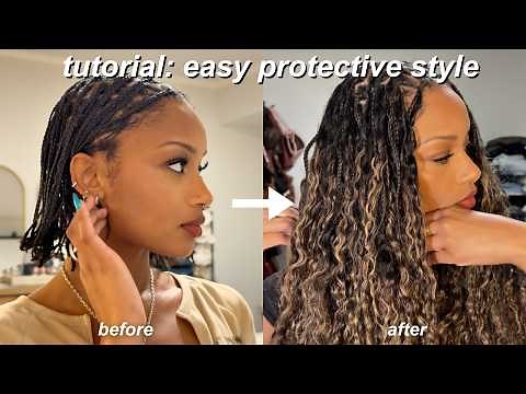 how to: miracle knots | easy beginner-friendly natural hair tutorial