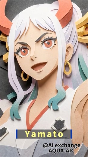 Anime to 3D Paper – Yamato | ONE PIECE