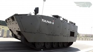 装无人炮塔的土耳其Tulpar-S 步战版试驾的第一段镜头