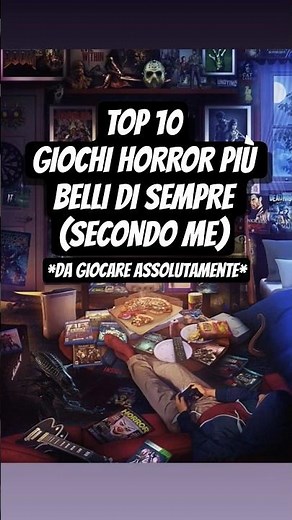 TOP 10 GIOCHI HORROR PIÙ BELLI DI SEMPRE #horrorgame #ita #perte #silenthill #residentevil #top10
