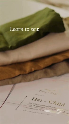 Learn to sew with Twig Tale. Our step-by-step instructions will guide you every step of the way. Our Pixie Hat sewing pattern teaches essential skills through a beginner-friendly project, so you can build confidence while making something beautiful, with support from our kind and and encouraging community. | Twig Tale