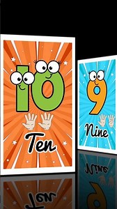 Backward counting song for kids #staylittlechannel #learning