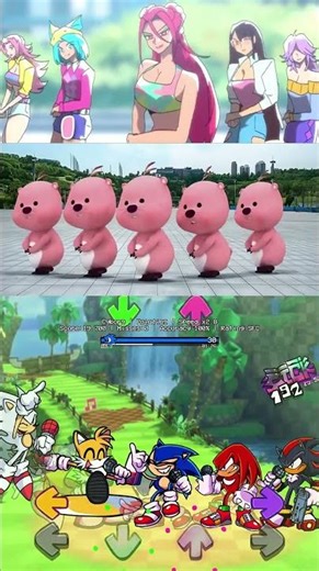 FNF Kpop Demon Hunters - Soda pop Loopy vs Saja Girls #fnf #sodapop #loopy #shortsviral