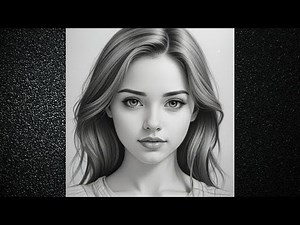 Drawing a Beautiful Girl with Pencil | Realistic Step-by-Step