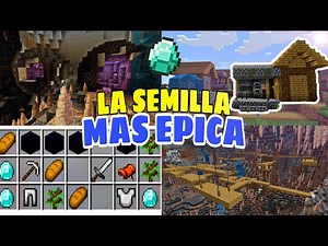 🔥la MEJOR SEMILLA de MINECRAFT 1.18 BEDROCK para PASARSE MINECRAFT🍉