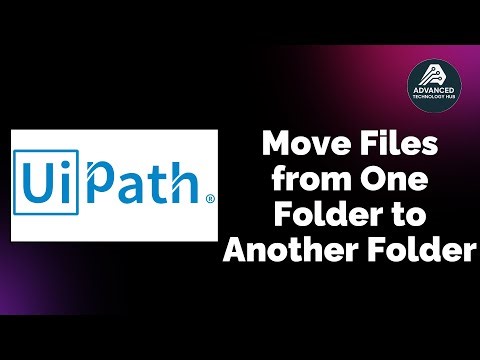 UiPath for Beginners | Move Files from One Folder to Another Folder