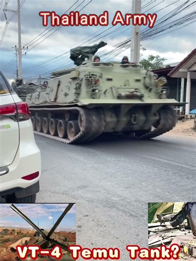 VT-4 Chinese Tank… Truly Powerful or Just Marketing?#vt4 #temu #thaiarmy #thaicambodianborder