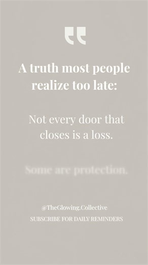 A truth most people realize too late