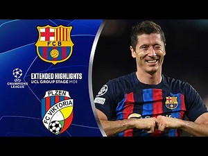 Barcelona vs. Viktoria Plzen: Extended Highlights | UCL Group Stage MD 1 | CBS Sports Golazo