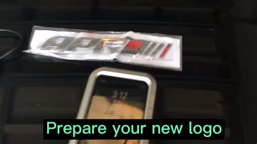 Audi logo installation instructions #audilogoinstallation
